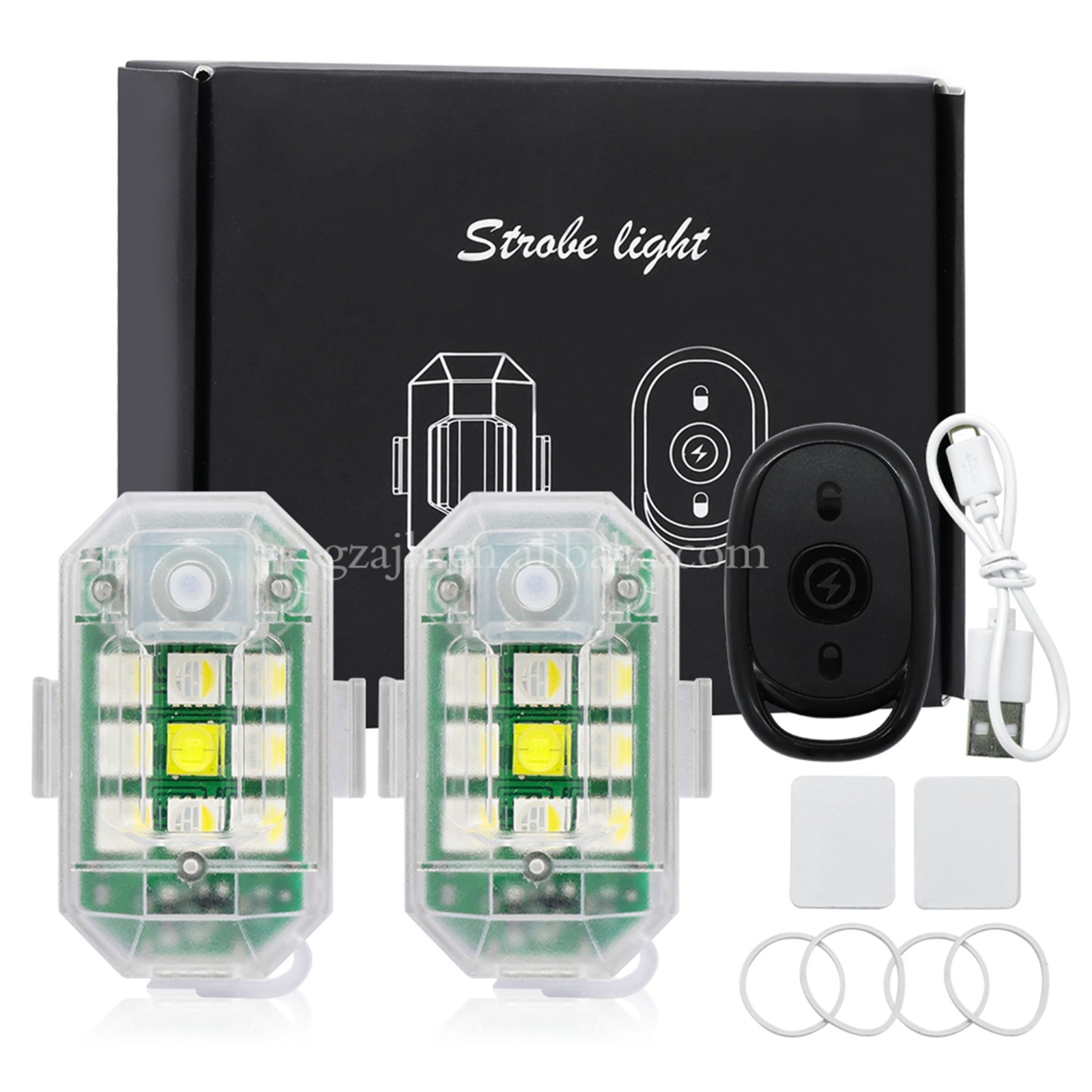 PAR DE LUCES LED CON CONTROL INF
